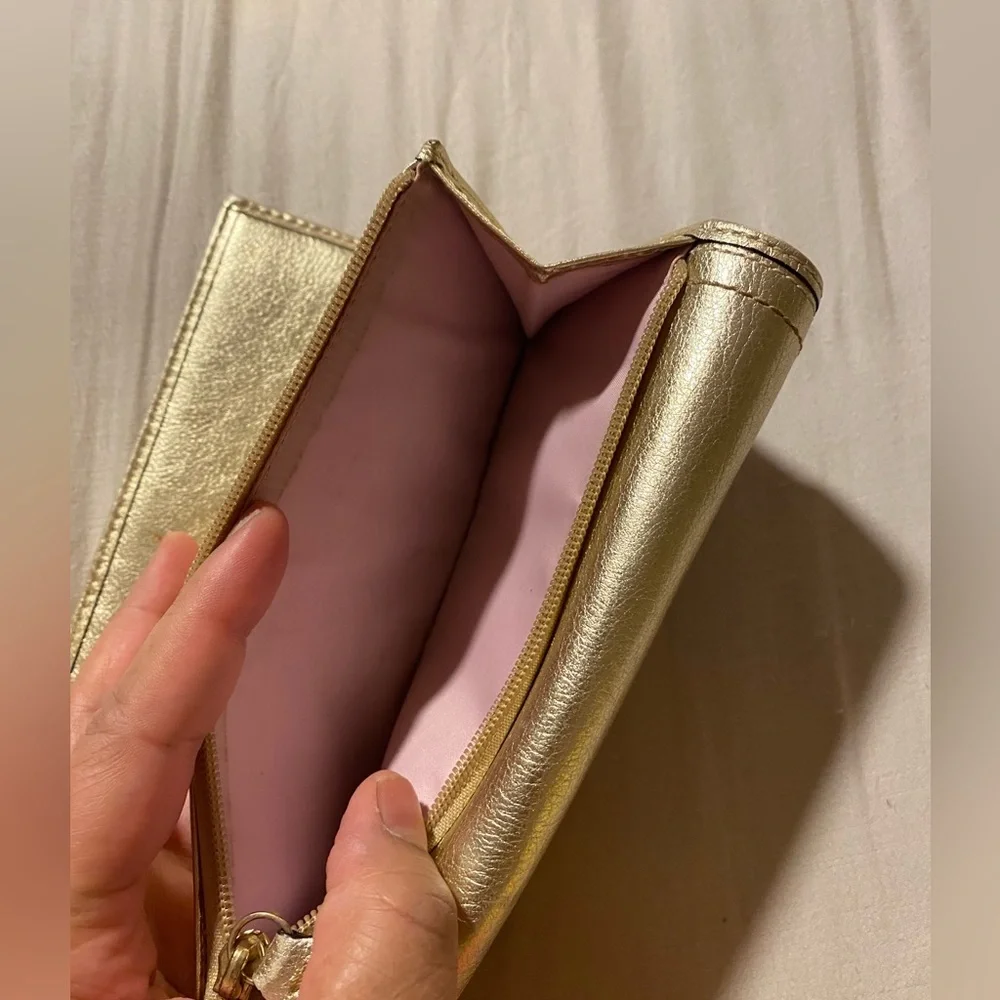 Coach Y2K Legacy Turnlock Wallet, Gold